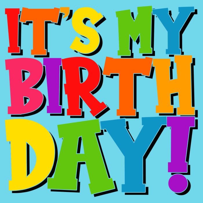 Cute Colorful It's My Birthday Kids T-Shirt