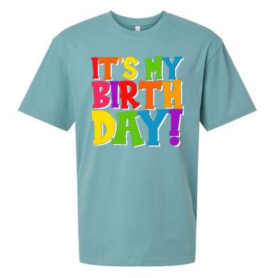 Cute Colorful It's My Birthday Sueded Cloud Jersey T-Shirt