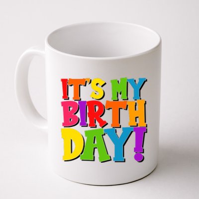 Cute Colorful It's My Birthday Coffee Mug