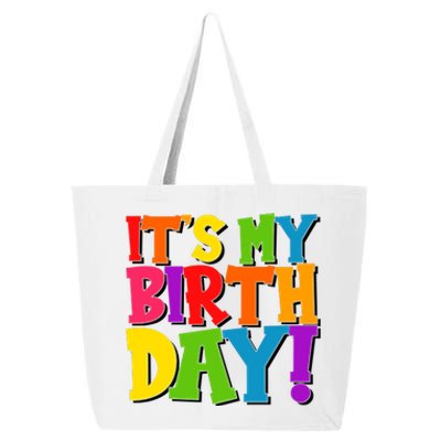 Cute Colorful It's My Birthday 25L Jumbo Tote