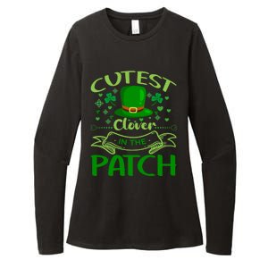 Cutest Clover In The Patch Funny St Patricks Day Funny Gift Womens CVC Long Sleeve Shirt