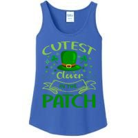 Cutest Clover In The Patch Funny St Patricks Day Funny Gift Ladies Essential Tank