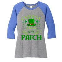 Cutest Clover In The Patch Funny St Patricks Day Funny Gift Women's Tri-Blend 3/4-Sleeve Raglan Shirt