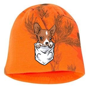 Cute Chihuahua In Your Pocket Christmas Cute Gift Kati - Camo Knit Beanie