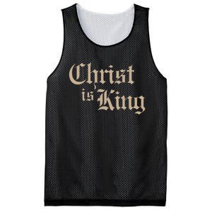 Christian Christ Is King Jesus Christ Catholic Religious Mesh Reversible Basketball Jersey Tank