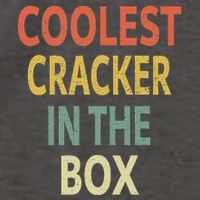 Coolest Cracker In The Box . Vintage Retro Vector Backpack