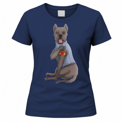 Cane Corso I Love Mom Tattoo Dog Funny Mother's Day Women's T-Shirt