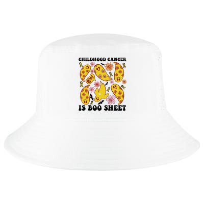 Childhood Cancer Is Boo Sheet Cancer Awareness Month Halloween Cool Comfort Performance Bucket Hat