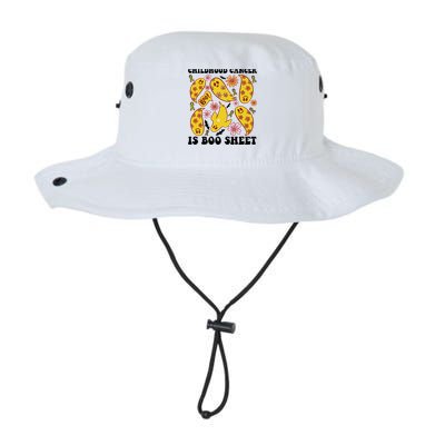 Childhood Cancer Is Boo Sheet Cancer Awareness Month Halloween Bucket Hat