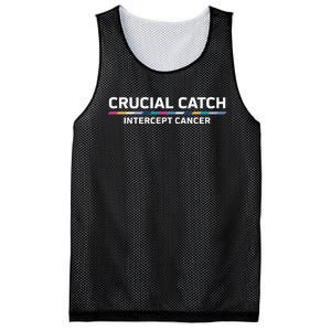 Crucial Catch Intercept Cancer Breast Breast Cancer Awareness Mesh Reversible Basketball Jersey Tank