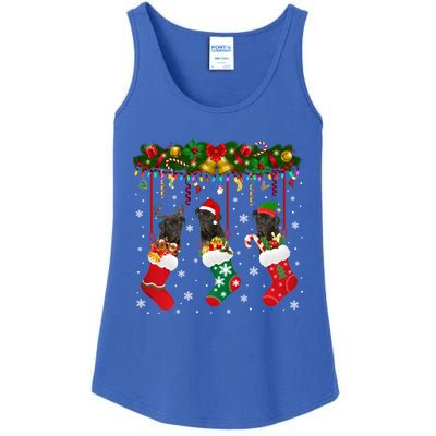 Cane Corso In Sock Xmas Reindeer Santa Elf Dog Gift Ladies Essential Tank