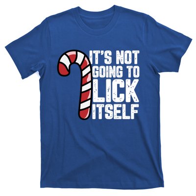 Candy Cane Inappropriate Adult Humor Funny Christmas Funny Gift T-Shirt