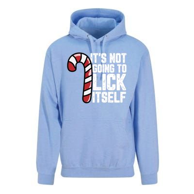 Candy Cane Inappropriate Adult Humor Funny Christmas Funny Gift Unisex Surf Hoodie