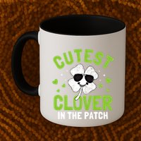 Cutest Clover In The Patch St Patricks Day Gift Mug