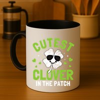 Cutest Clover In The Patch St Patricks Day Gift Mug
