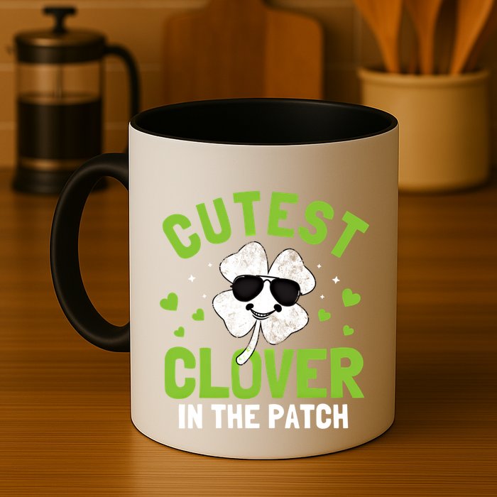 Cutest Clover In The Patch St Patricks Day Gift Mug
