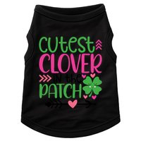 Cutest Clover In The Patch Four Leaf Clover Gift Doggie Tank