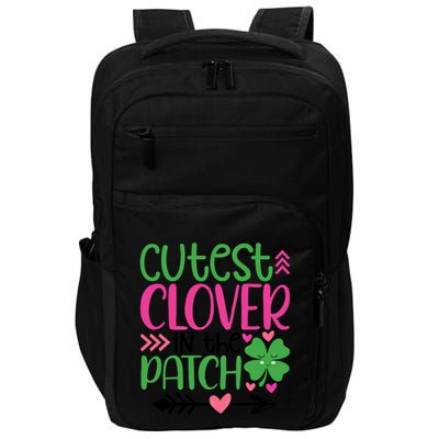 Cutest Clover In The Patch Four Leaf Clover Gift Impact Tech Backpack