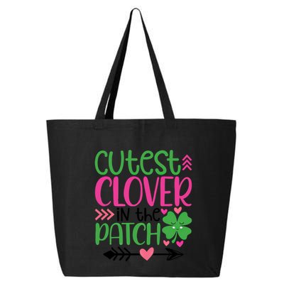 Cutest Clover In The Patch Four Leaf Clover Gift 25L Jumbo Tote