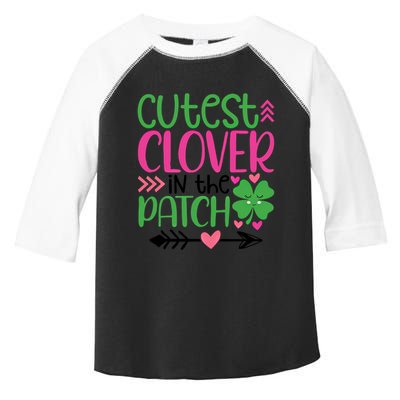 Cutest Clover In The Patch Four Leaf Clover Gift Toddler Fine Jersey T-Shirt