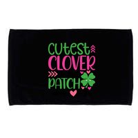 Cutest Clover In The Patch Four Leaf Clover Gift Microfiber Hand Towel