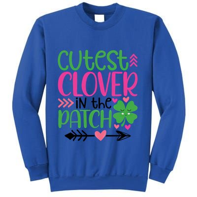 Cutest Clover In The Patch Four Leaf Clover Gift Sweatshirt