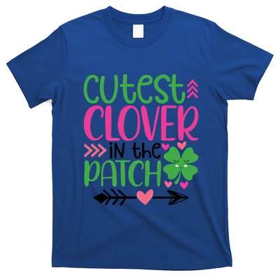 Cutest Clover In The Patch Four Leaf Clover Gift T-Shirt