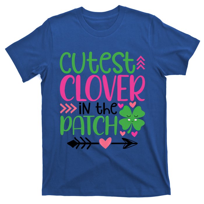 Cutest Clover In The Patch Four Leaf Clover Gift T-Shirt