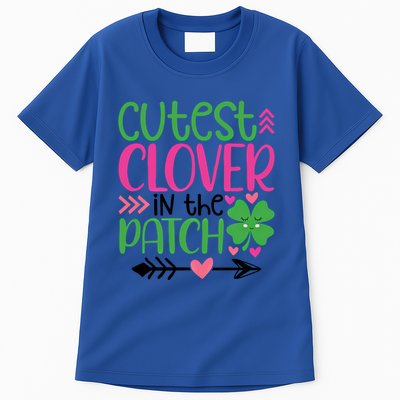 Cutest Clover In The Patch Four Leaf Clover Gift Tall T-Shirt