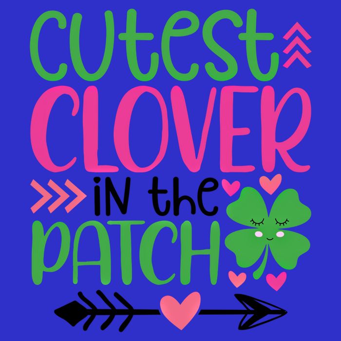 Cutest Clover In The Patch Four Leaf Clover Gift Button