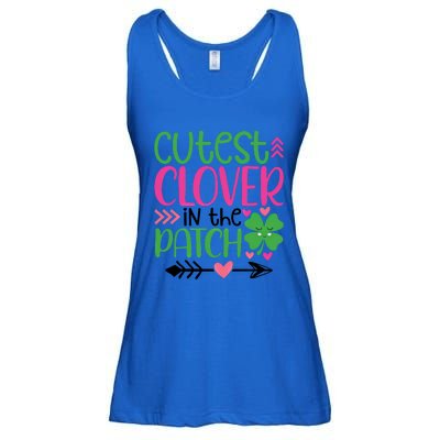 Cutest Clover In The Patch Four Leaf Clover Gift Ladies Essential Flowy Tank