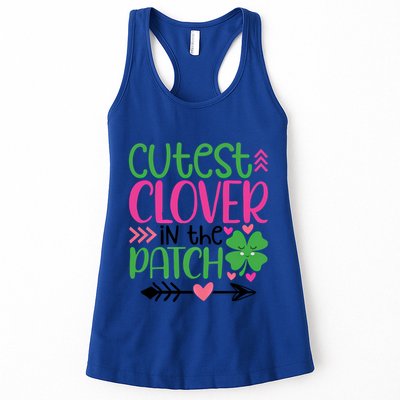 Cutest Clover In The Patch Four Leaf Clover Gift Womens Tank Top