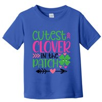 Cutest Clover In The Patch Four Leaf Clover Gift Toddler T-Shirt