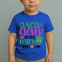 Cutest Clover In The Patch Four Leaf Clover Gift Toddler T-Shirt