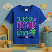 Cutest Clover In The Patch Four Leaf Clover Gift Toddler T-Shirt