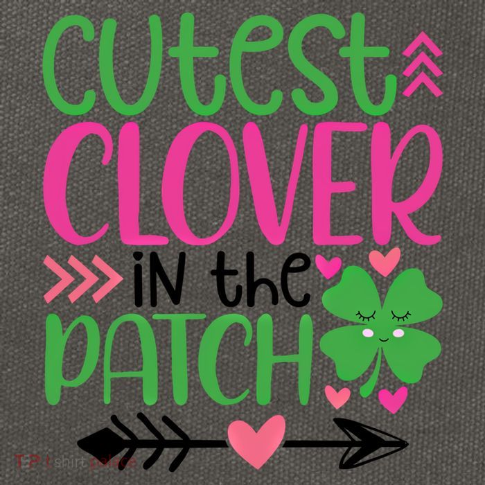 Cutest Clover In The Patch Four Leaf Clover Gift Cotton Canvas Backpack