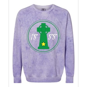 Celtic Cross Irish 1888 Coybig Colorblast Crewneck Sweatshirt