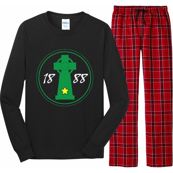 Celtic Cross Irish 1888 Coybig Long Sleeve Pajama Set