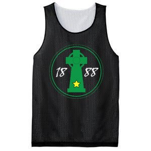 Celtic Cross Irish 1888 Coybig Mesh Reversible Basketball Jersey Tank