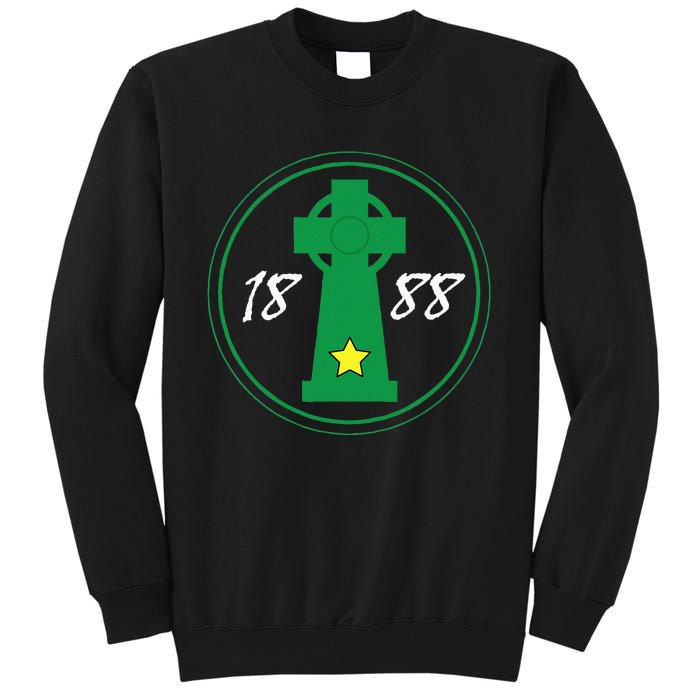 Celtic Cross Irish 1888 Coybig Tall Sweatshirt