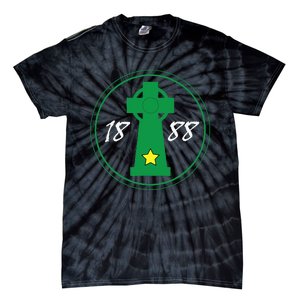 Celtic Cross Irish 1888 Coybig Tie-Dye T-Shirt