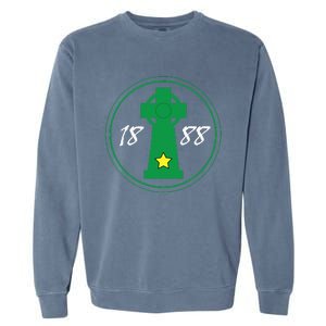 Celtic Cross Irish 1888 Coybig Garment-Dyed Sweatshirt