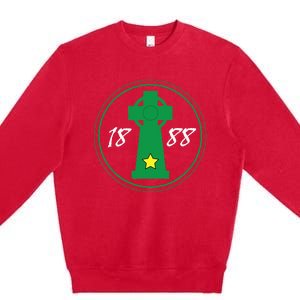 Celtic Cross Irish 1888 Coybig Premium Crewneck Sweatshirt