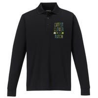 Cutest Clover In The Patch Graphic Gift Performance Long Sleeve Polo