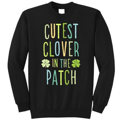 Cutest Clover In The Patch Graphic Gift Sweatshirt