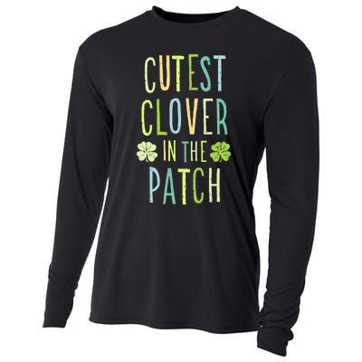 Cutest Clover In The Patch Graphic Gift Cooling Performance Long Sleeve Crew