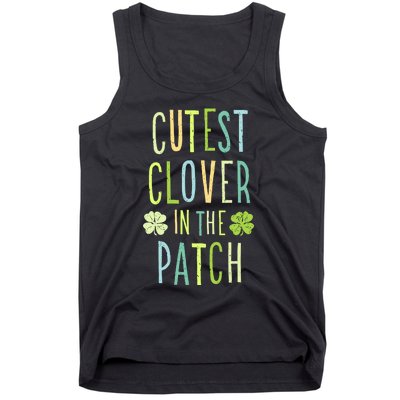 Cutest Clover In The Patch Graphic Gift Tank Top