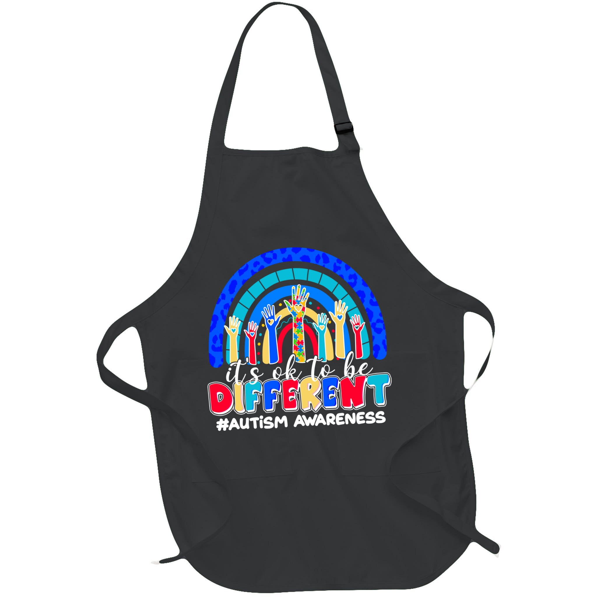 Cute Colorful It's Ok To Be Different #Autism Awareness Apron