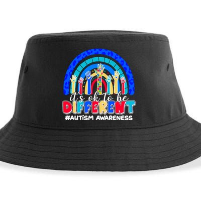Cute Colorful It's Ok To Be Different #Autism Awareness Sustainable Bucket Hat