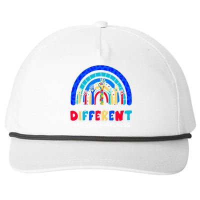 Cute Colorful It's Ok To Be Different #Autism Awareness Snapback Five-Panel Rope Hat